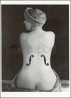 Ingre's Violin (1924), Postcard