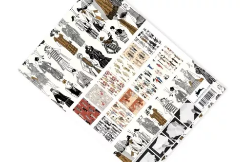 1920s Fashion, Gift & Creative Paper Book