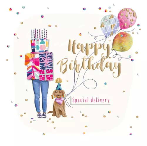 Strawberry Fizz, Greeting Card