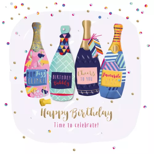 Strawberry Fizz, Greeting Card