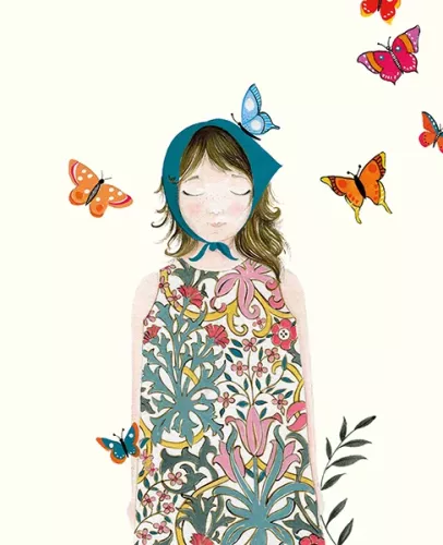Girl With Butterflies