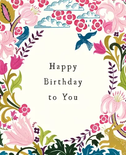 Nature Border, Greeting Card