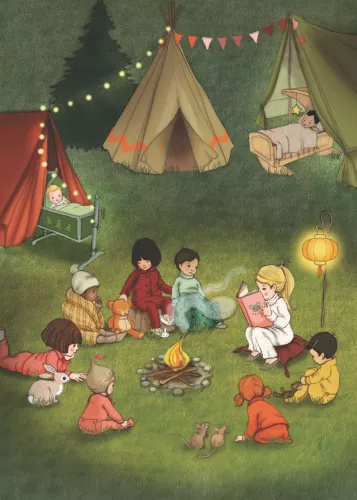 Campfire stories, Postcard