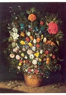 Flower bouquet (c. 1607), Postcard
