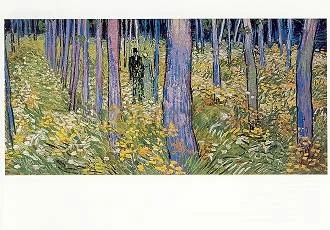 Undergrowth with Two Figures (1890), Postcard
