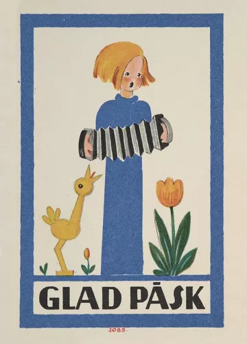 Påskmusik, Lisbet Jobs, Vykort