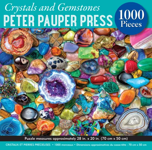 Crystals And Gemstones, 1000 Piece Puzzle