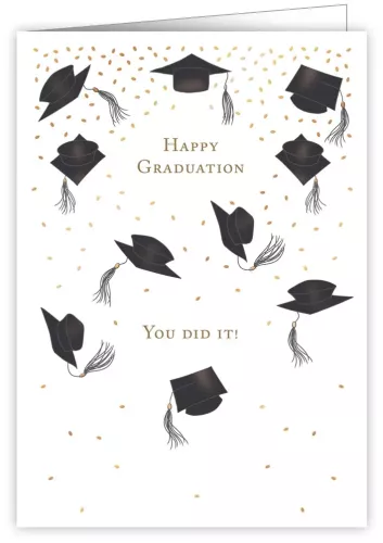 Graduation Hats, Greeting Card