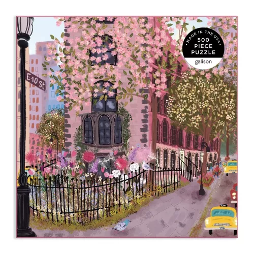 Blooming Streets, 500 Piece Puzzle