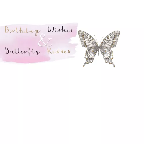 Butterfly Kisses, Greeting Card