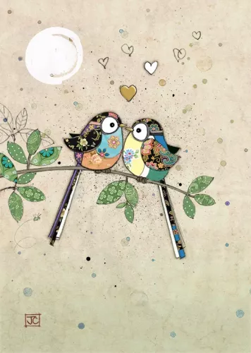 Bird Kiss, Greeting Card