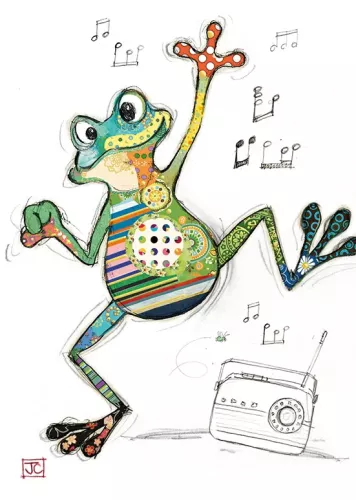 Freddy Frog, Greeting Card