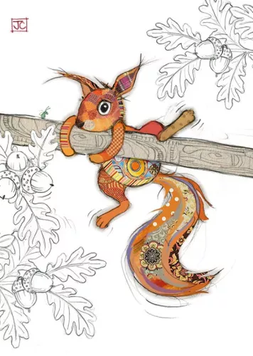 Sammy Squirrel, Greeting Card