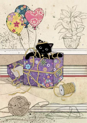 Gift Kitty, Greeting Card