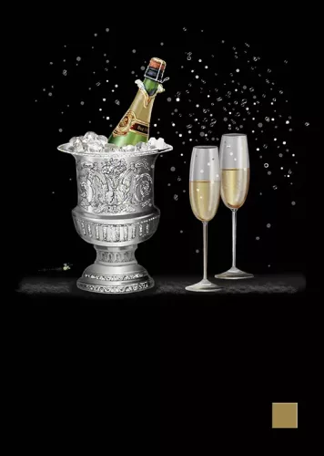 Champagne, Greeting Card