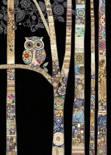 Owl Birch, Greeting Card