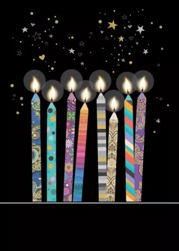 Candles, Greeting Card