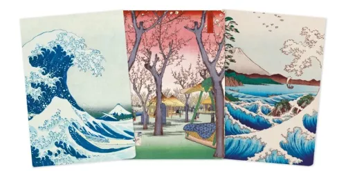 Japanese Woodblocks Midi Notebook Collection