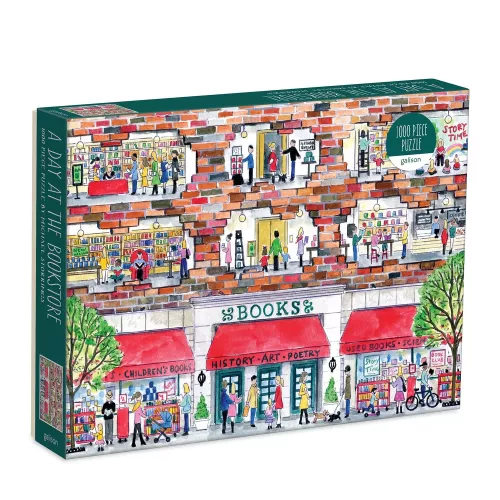 Michael Storrings A Day at the Bookstore 1000 Piece Jigsaw Puzzle