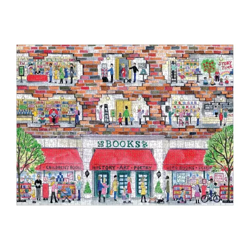 Michael Storrings A Day at the Bookstore 1000 Piece Jigsaw Puzzle