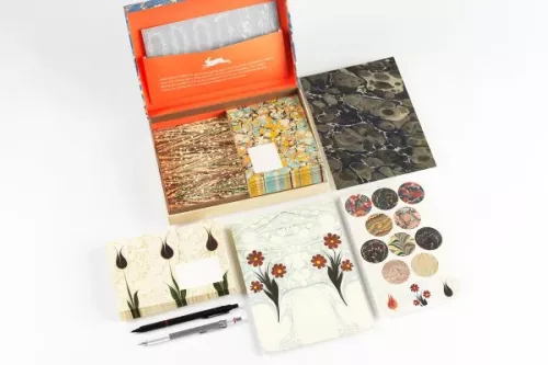 Marbled Paper Design, Letter Writing Set