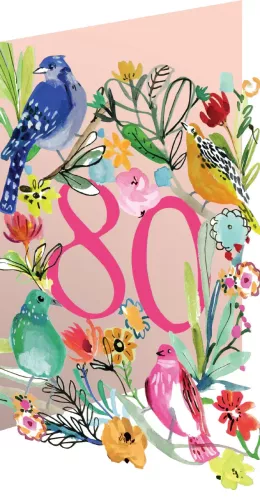 Bird Life 80 Lsr Lasercut Card