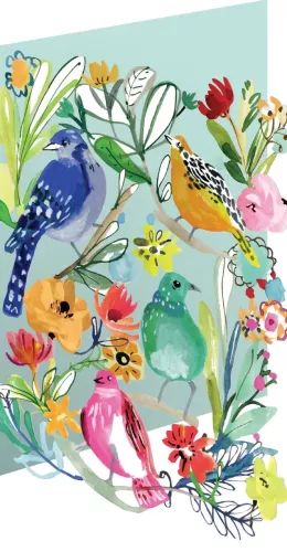Bird Life Lasercut Card