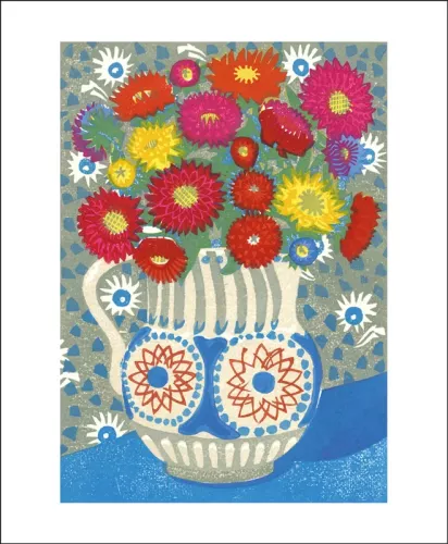 Asters in a Bloomsbury Jug
