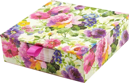 Desk Notes Peony Garden