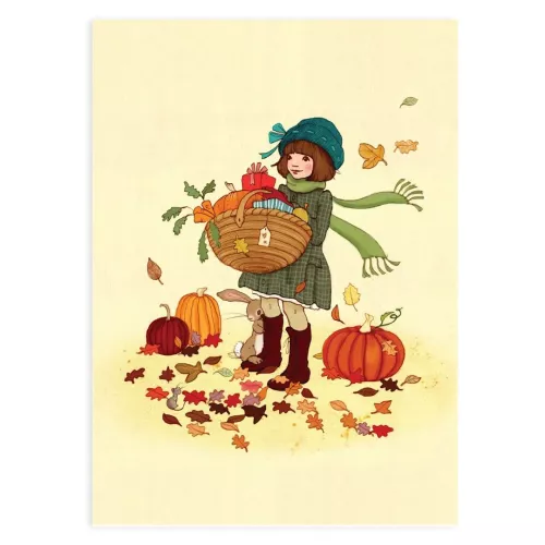 Autumn Leaves, Postcard