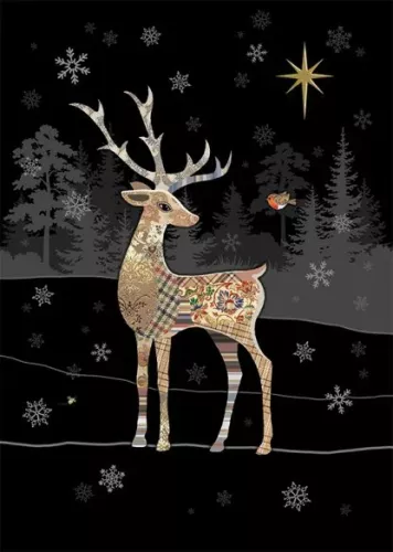 Reindeer Robin, Greeting Card