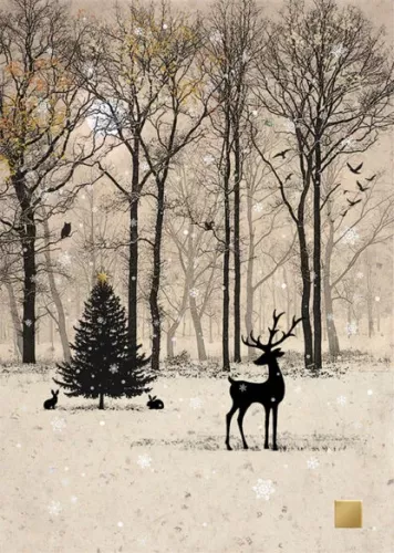 Winter Silhouettes, Greeting Card