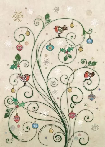 Robin Vine, Greeting Card