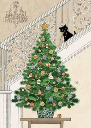 Tree Kitten, Greeting Card