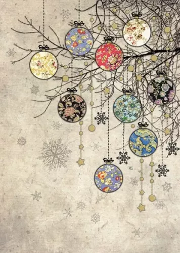 Bauble Branches, Greeting Card