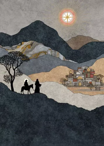 Mary & Joseph, Greeting Card