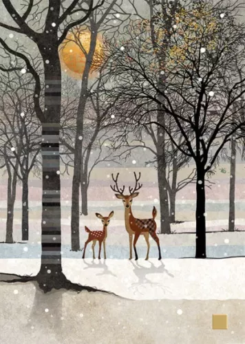 Forest Deer, Greeting Card