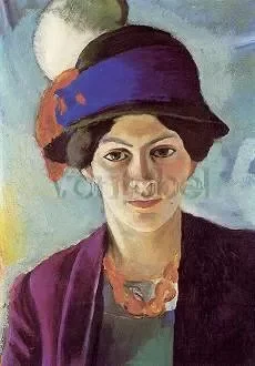 Portrait of Elisabeth, Postcard