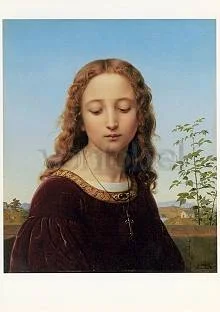 Portrait of a Young Girl (1835), Postcard