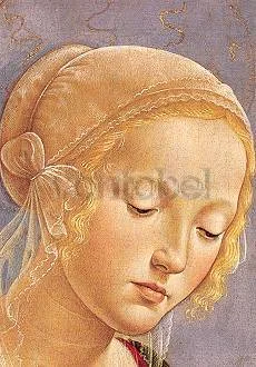 The Virgin with the Child, St. John and two Angels (ca. 1500), Postcard