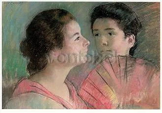 Two Sisters (1896), Postcard