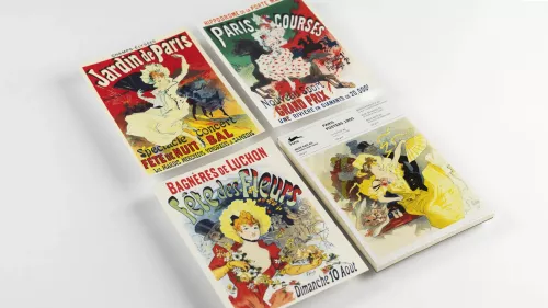 Paris Posters 1900, A5 Writing Paper & Notepad