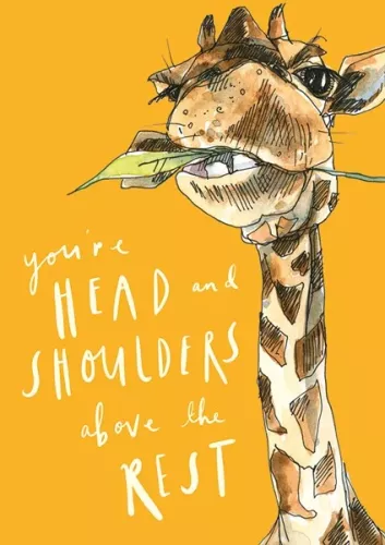 Head & Sholder, Single Greeting Card