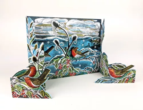 Midwinter Robins, Freestanding Advent Calendar