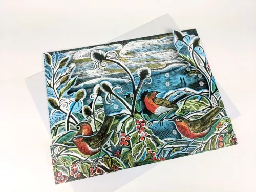 Midwinter Robins, Freestanding Advent Calendar