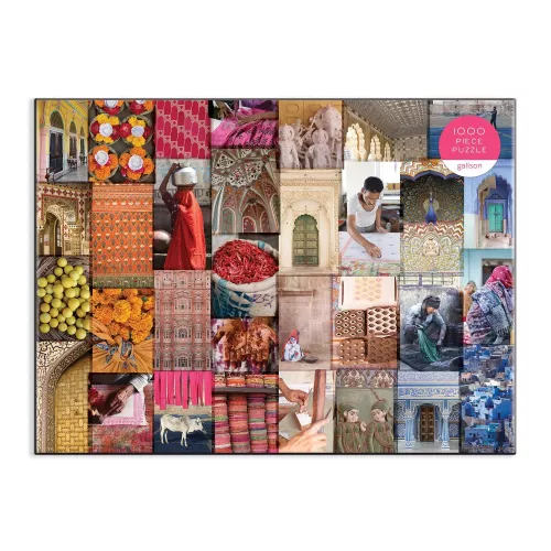 Patterns of India: A Journey Through Colors, Textiles and the Vibrancy of Rajasthan 1000 Piece Jigsaw Puzzle