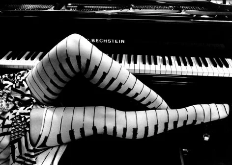 Piano legs, Greeting Card