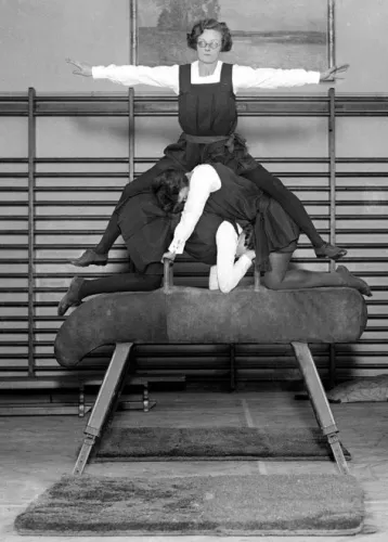 Vaulting the horse, Greeting Card