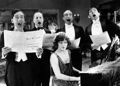 Quartet singing off-key, Greeting Card