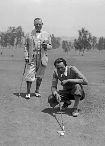 Golfers, Greeting Card